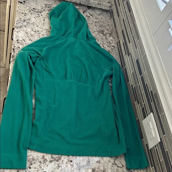 Green Hooded Columbia Sweatshirt - Picture 4 of 4